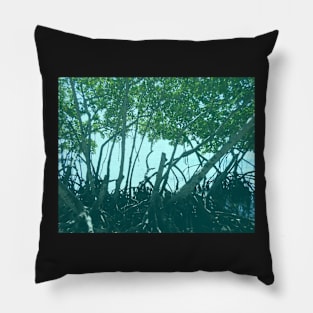 Mangrove Trees in Belize Pillow