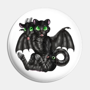 Chimera Cubs: Black Tabby Pin