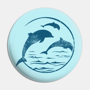 Swimming with the Dolphins Pin