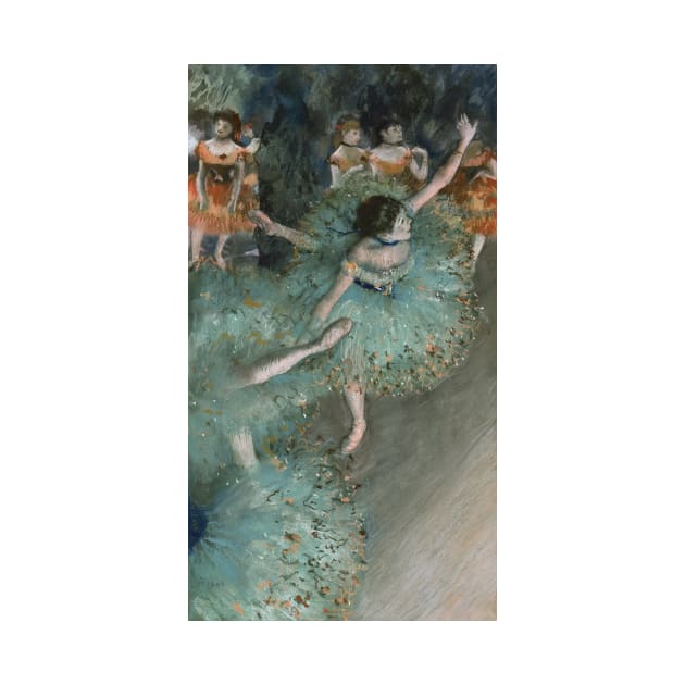 Swaying Dancer (Dancer in Green) by Edgar Degas by Classic Art Stall