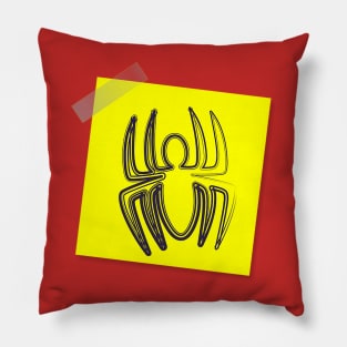 Post-it spider Pillow