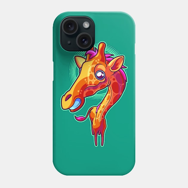 Happy Giraffe Phone Case by ArtisticDyslexia