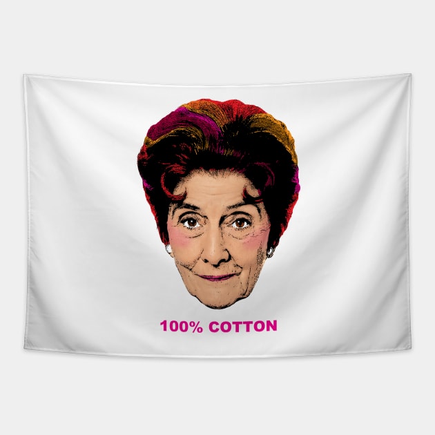 100% Cotton - Dot Cotton Tapestry by Bugsponge