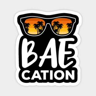 Baecation Summer Couples Vacation  Holiday Magnet