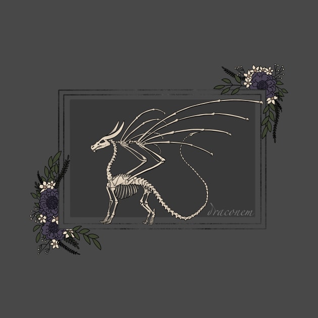 Dragon Skeleton Dark by JBeasleyDesigns