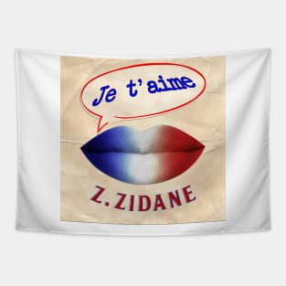 FRENCH KISS JETAIME ZIDANE Tapestry