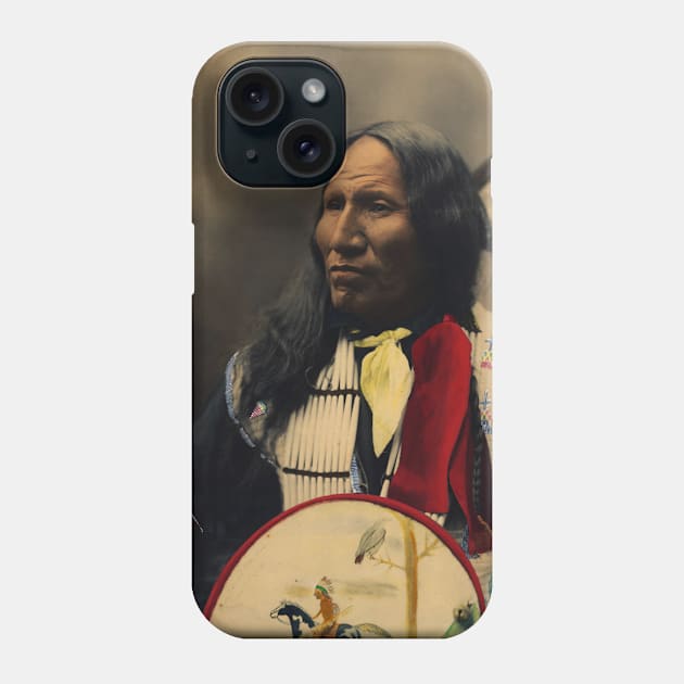 Oglala Sioux Lakota Chief Strikes With Nose Native American Phone Case by twizzler3b