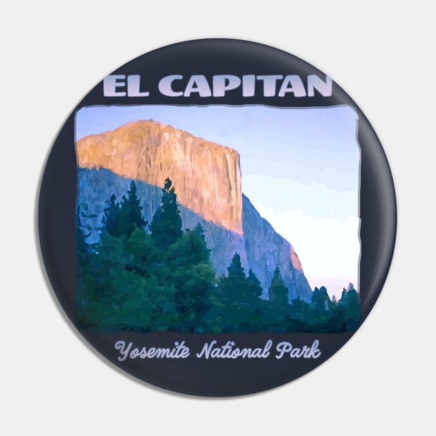 El Capitan, Yosemite Valley, Yosemite National Park, California Sunset design Pin by jdunster