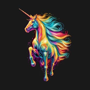 Colorfull Unicorn Horse T-Shirt