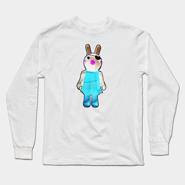 Piggy Roblox Roblox Bunny Roblox Characters Piggy Roblox Long Sleeve T Shirt Teepublic Au - pink bunny hoodie roblox