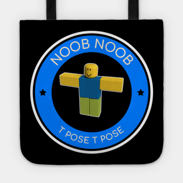 Roblox T Pose Noob Dank Meme Roblox Tote Teepublic - t pose meme roblox