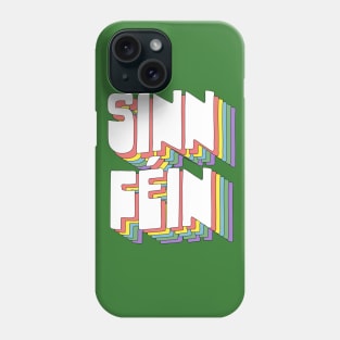 Sinn Féin / Retro Typography Design Phone Case