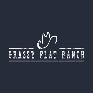 Grassy Flat Ranch Center Hat Logo T-Shirt