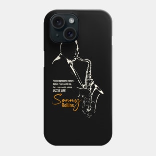 Sonny Rollins silhouette Phone Case