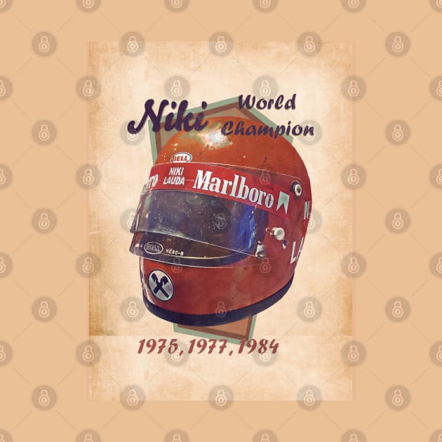 1975 Niki Lauda by Popcult Posters