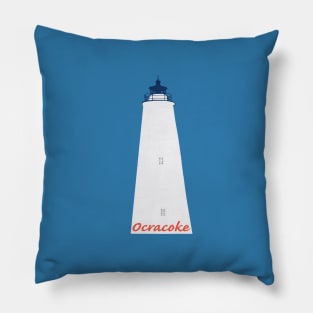 Ocracoke Lighthouse Streamlined Pillow