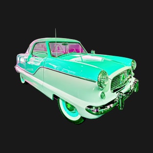 Nash Metropolitan in seafoam green - classic vintage car photo T-Shirt