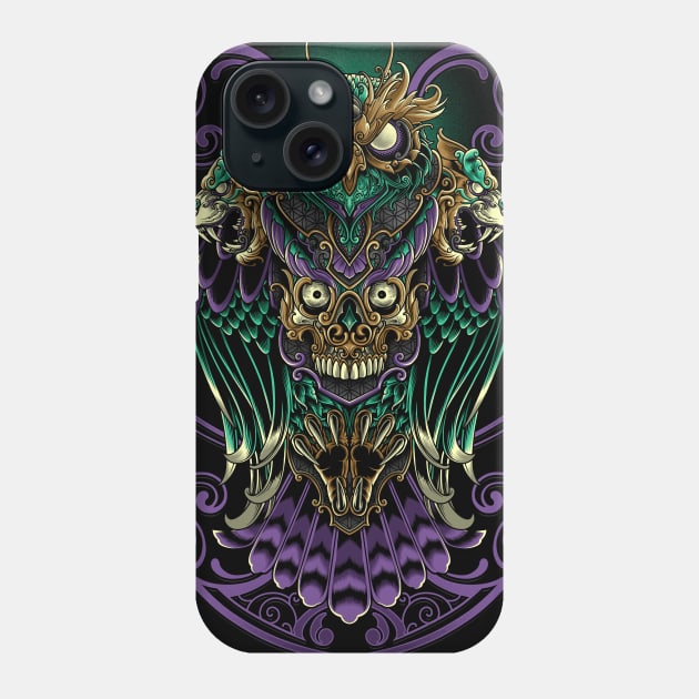 Grand Horned Owl Phone Case by angoes25