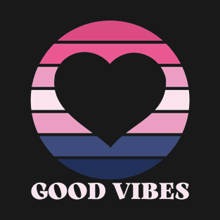 Good vibes vintage sunset T-Shirt