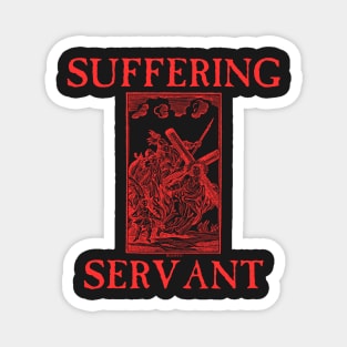 Suffering Servant Jesus Crucifixion Metal Hardcore Punk Magnet