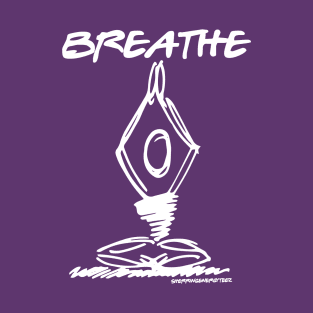 Breathe Yoga Pose v3 T-Shirt
