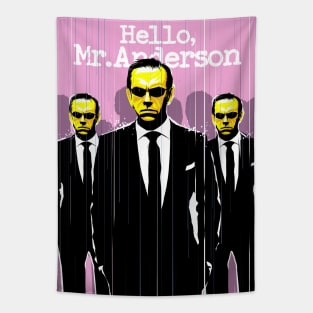 Hello Mr. Anderson Tapestry