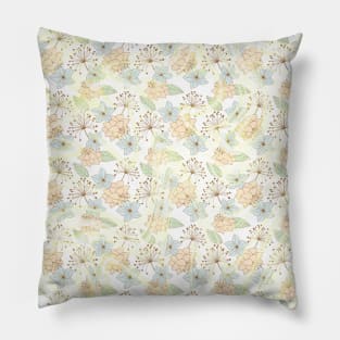 Tiny Flowers & Dandelions Pillow
