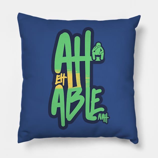 Ah Eh Able Nah - Trinidad Slang Pillow by Trinidad Slang Clothing