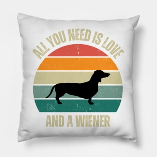 Wiener Wonder: Love and Laughter with a Dachshund! Pillow