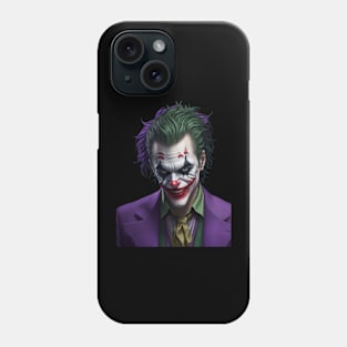 Clown With Menacing Look Phone Case