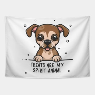 Funny Dog begging with puppy eyes. Tapestry