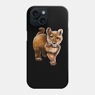 Cute Lion cub Wild Lions Cats. Cat themed gifts for women men and children Phone Case