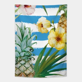 Tropical floral pattern Tapestry