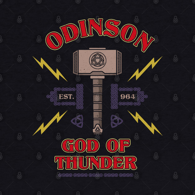 Odinson God Of Love And Thunder - Thor Baseball T-Shirt