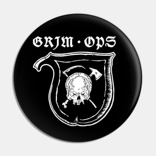 GRIM OPS logo Pin