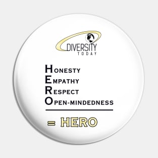 Diversity Today meeting - Office edition Pin