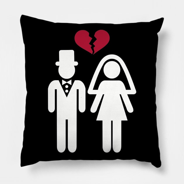 Divorce Pillow by Designzz