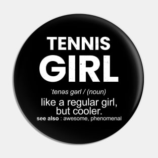 tennis girl Pin