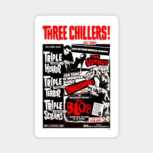 Three chillers! all new! out of this world fright! Magnet