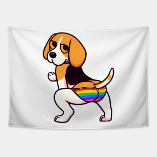 Twerking Beagle Tapestry