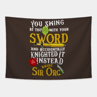 Arise Sir Orc! Tapestry