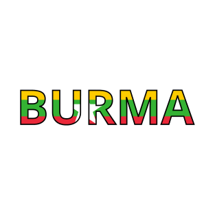 Drapeau  Burma T-Shirt