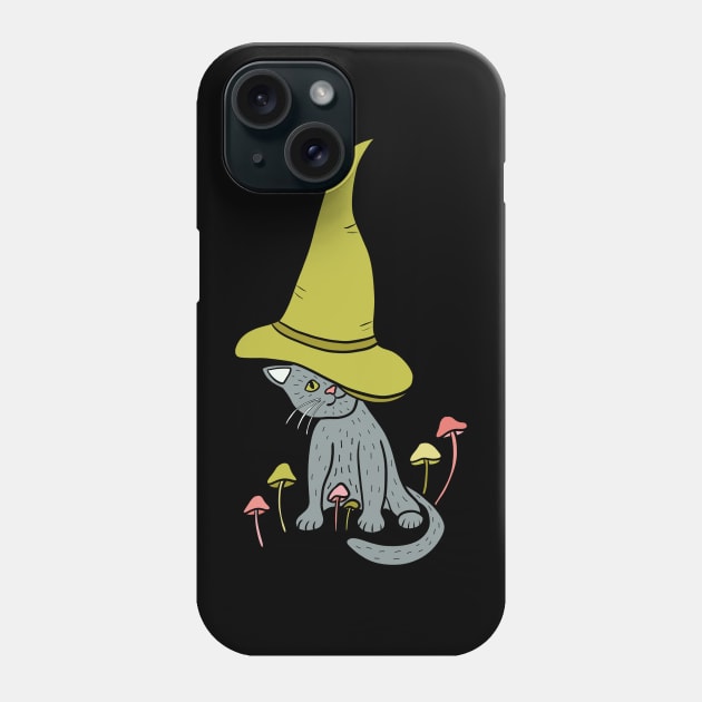 Kitten Witch Phone Case by Alissa Carin