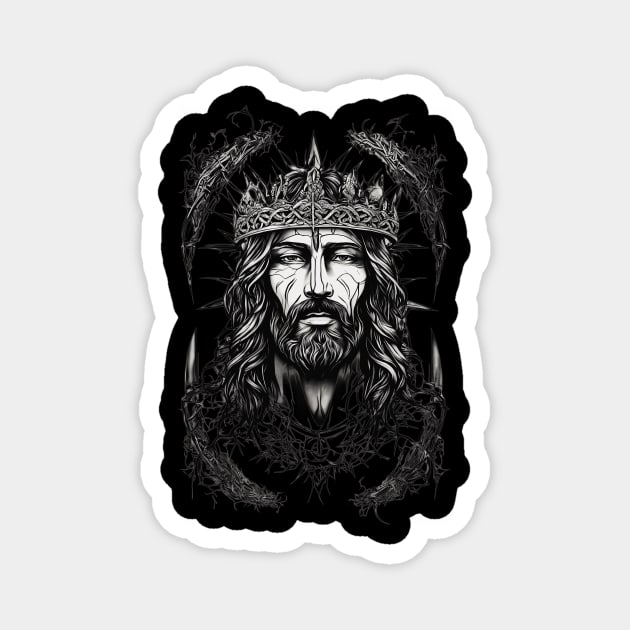 Jesus Christ the Good Shepherd Magnet by animegirlnft