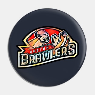 Boston Brawlers Football Pin