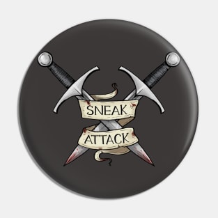 Rogue - Sneak Attack Pin