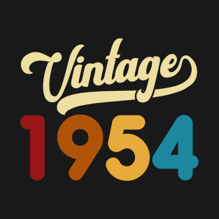 1954 Vintage Gift 66th Birthday Retro Style T-Shirt