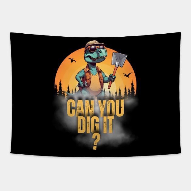 Can You Dig It? Tapestry by Kenny The Bartender's Tee Emporium