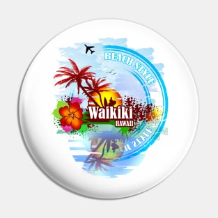 Waikiki Hawaii Pin