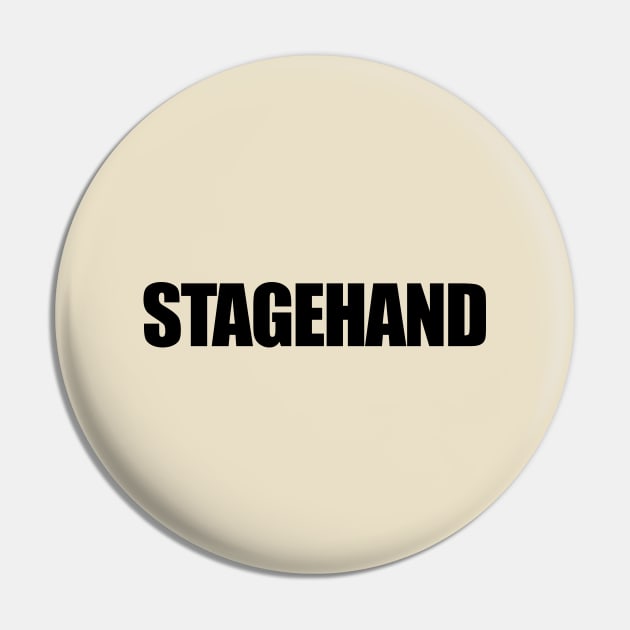 Stagehand Pin by Art